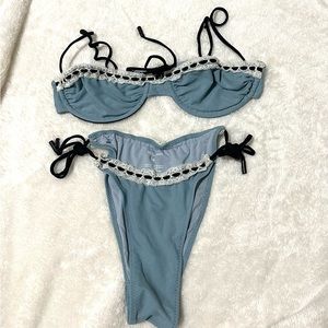 With Jean bikini size small